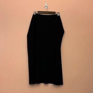 Vintage JBS Studio 4X Black Lightweight Midi Skirt